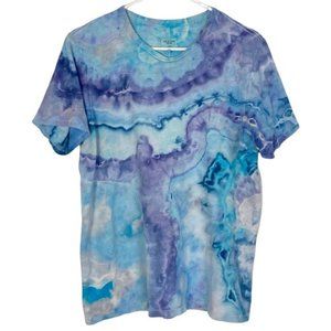 Rag & Bone T-shirt Crewneck Short Sleeves Geode Tie Dye Tee Mens Size Medium